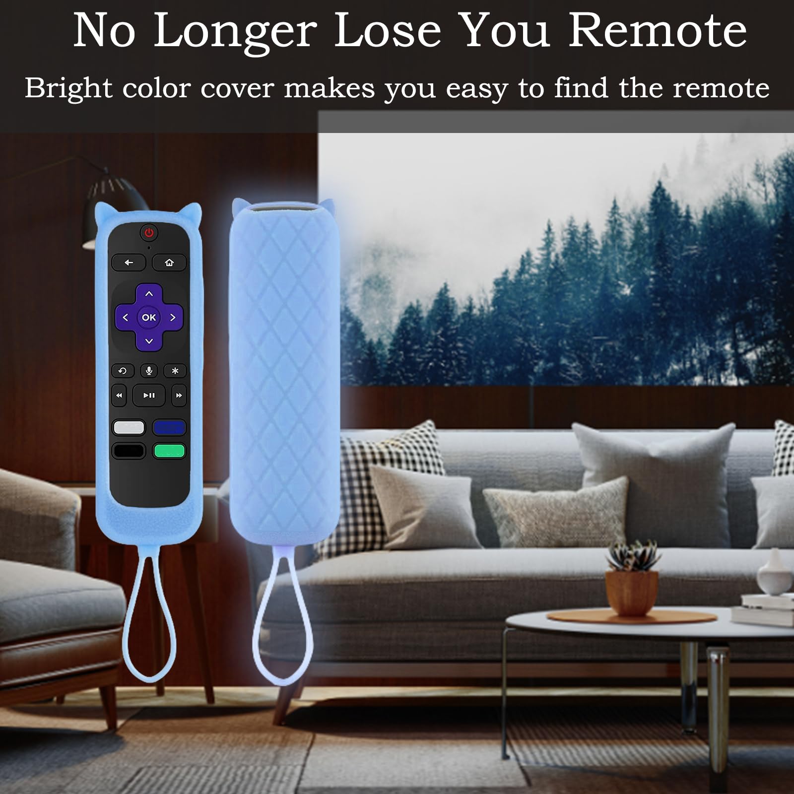 Funda para mando a distancia compatible con Roku