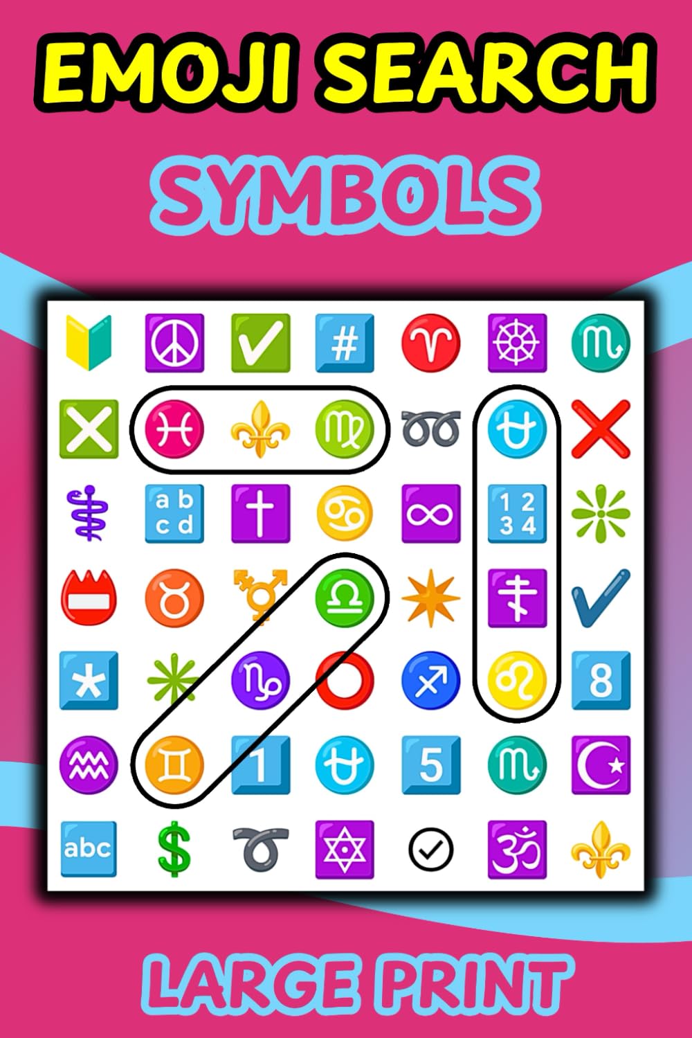 Emoji Word Search Puzzles: Symbols (Emoji Word Search Puzzle Books)