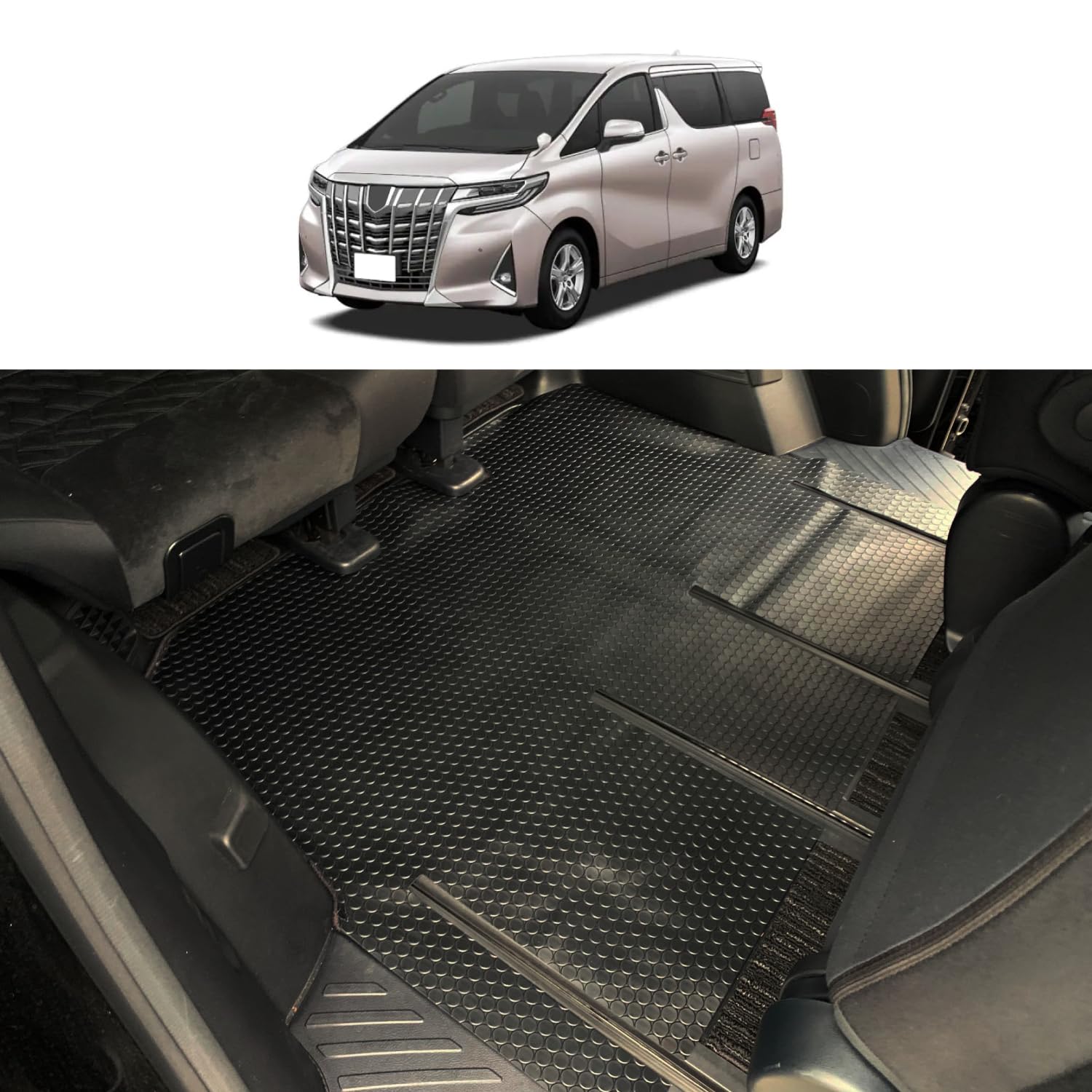 Amazon | 車種専用 3列目 手動式 フロアシート アルファード30系
