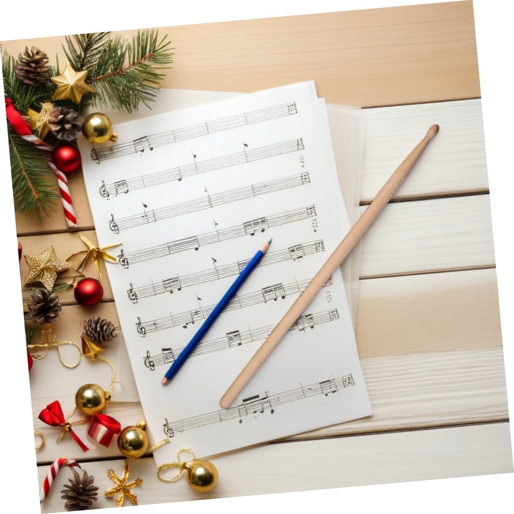 Holz Drumsticks 2 Stück 5a mit Schlägeltasche, Schwarz | Elektronische Schlagzeuge, Weiche Aufbewahrungstasche aus Stoff, 2 für Auftritte