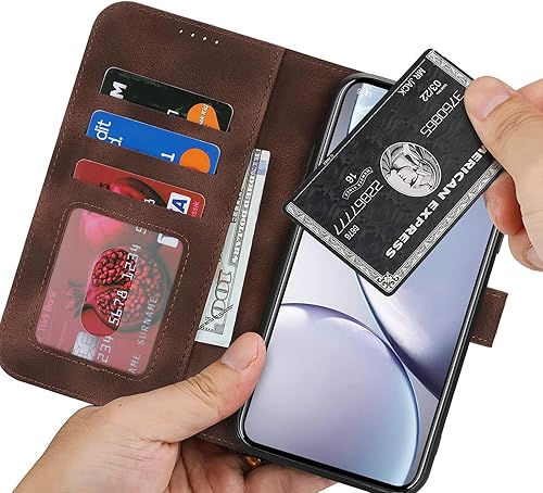 Miniatura 2 de Funda tipo cartera para iPhone XR con tarjetero para iPhone Xr para mujeres y hombres, ranuras para tarjetas de piel sintética con hebilla