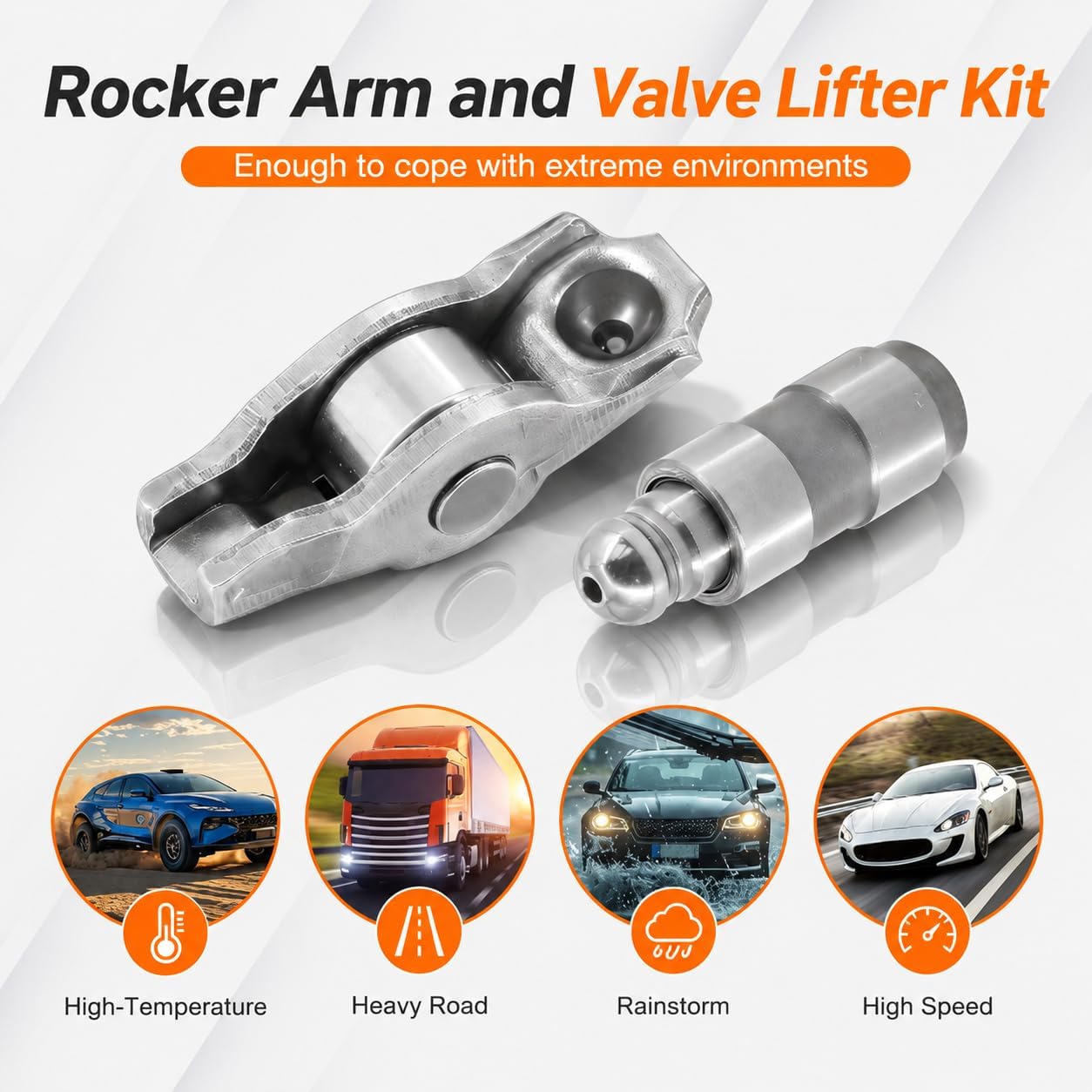 Rocker Arm and Lifter Kit 12Pcs For Dodge Grand Caravan Journey Durango Charger,for Chrysler 200 300,Ram 1500 Promaster 15/25/3500,for Jeep Grand Cherokee 3.6L 5184296AH 5184332AA