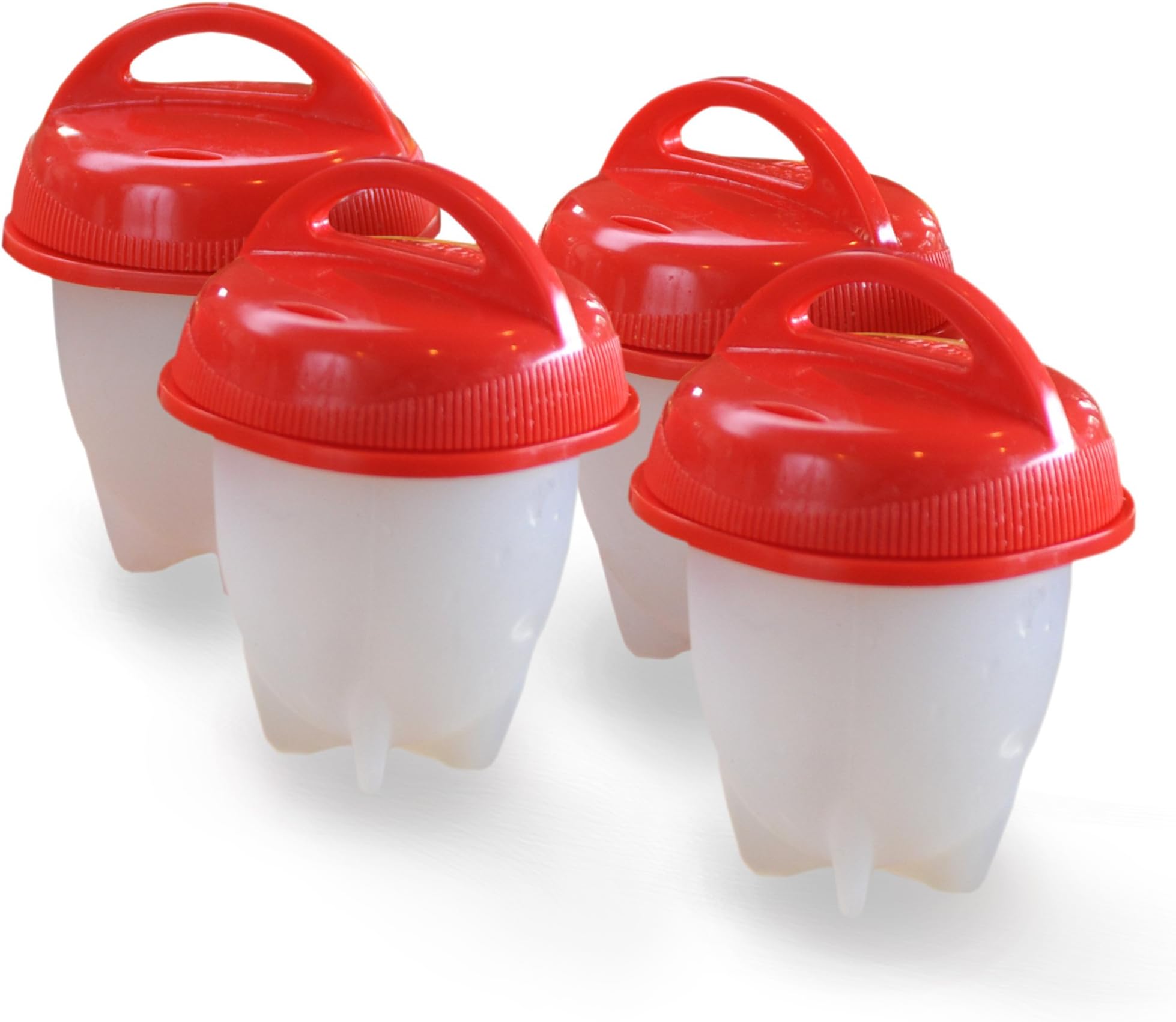 Copper FitEgglettes Egg Cooker - Hard Boiled Eggs without the Shell, 4 Egg Cups