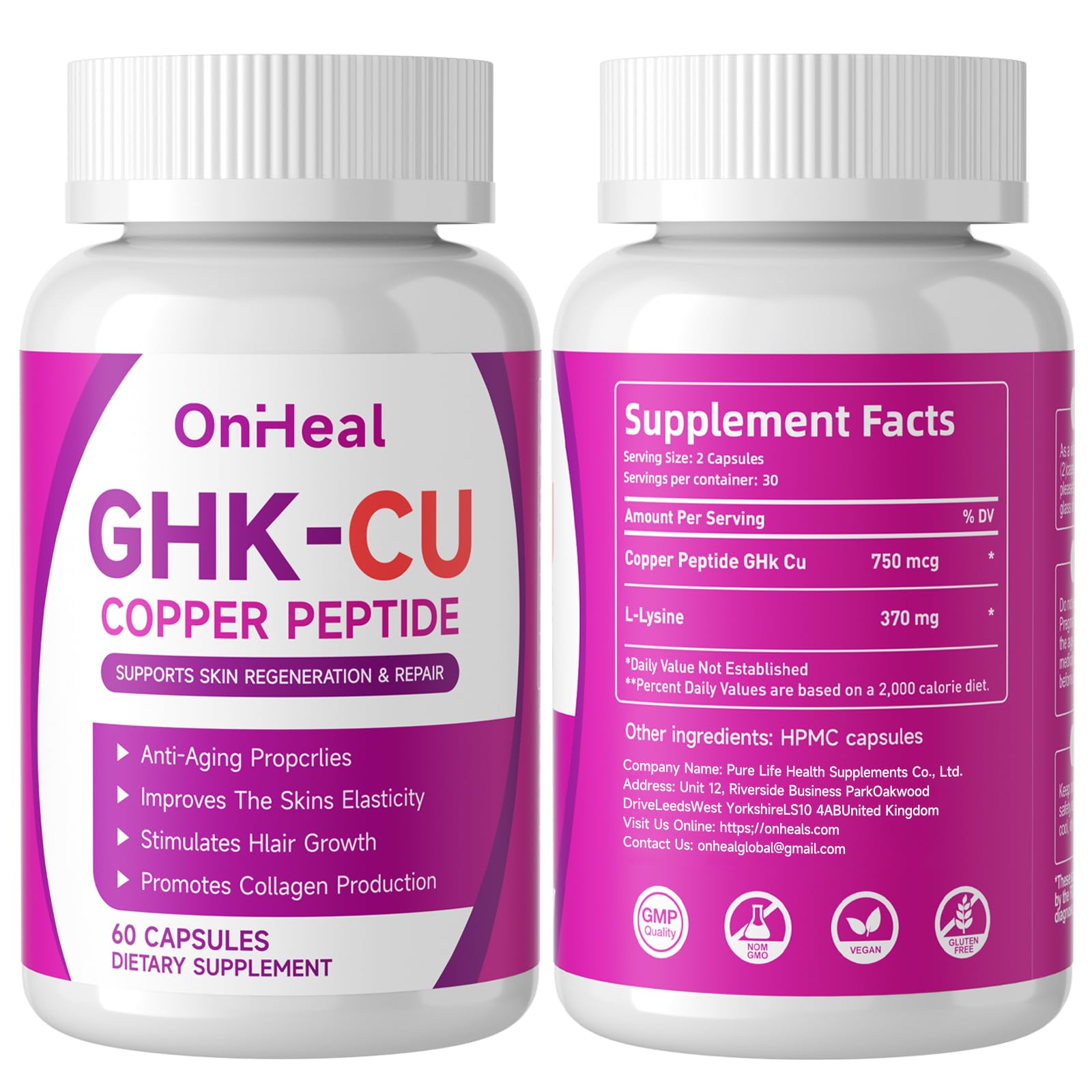ghk cu tablets uk GHK-Cu Peptide Capsules – Copper Peptide Supplement for Hair, Skin & Nails  – Natural Cellular Health &