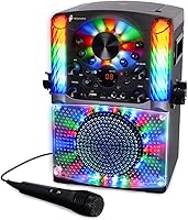 Vista 7 de Singing Machine SML625BTBKD Karaoke Machine, Portable Bluetooth CD+G Karaoke System, Black