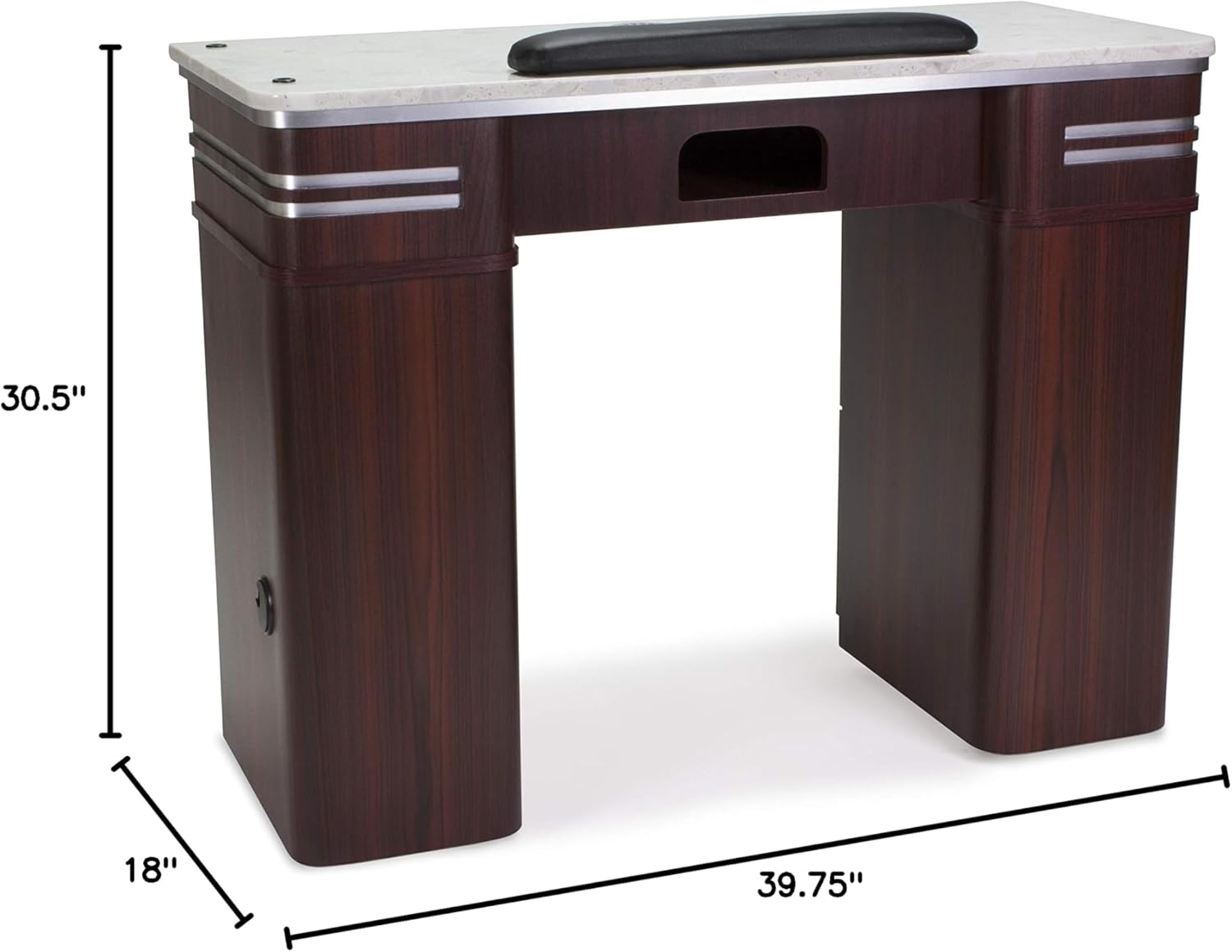 MAYAKOBA Avon I Manicure Table (with Vent Pipes) Nail Salon Furniture & Equipment