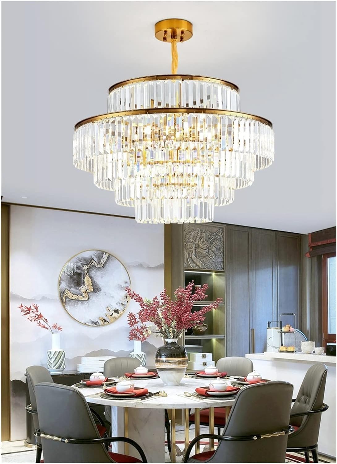 バブルシャンデリア ガラスペンダントライト 6灯 LED BALLON mini