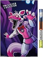 Vista 11 de Trends International Five Nights at Freddy's: Sister Location - Póster de pared Funtime Foxy, 22.375 x 34 pulgadas, versión sin marco