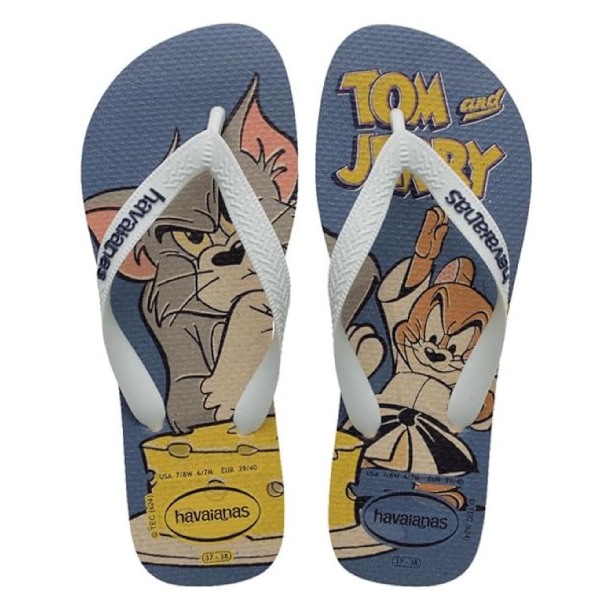 Havaianas Top Warner Classics Unisex Adults FlipFlop Asf/Pink 5.5/6 UK