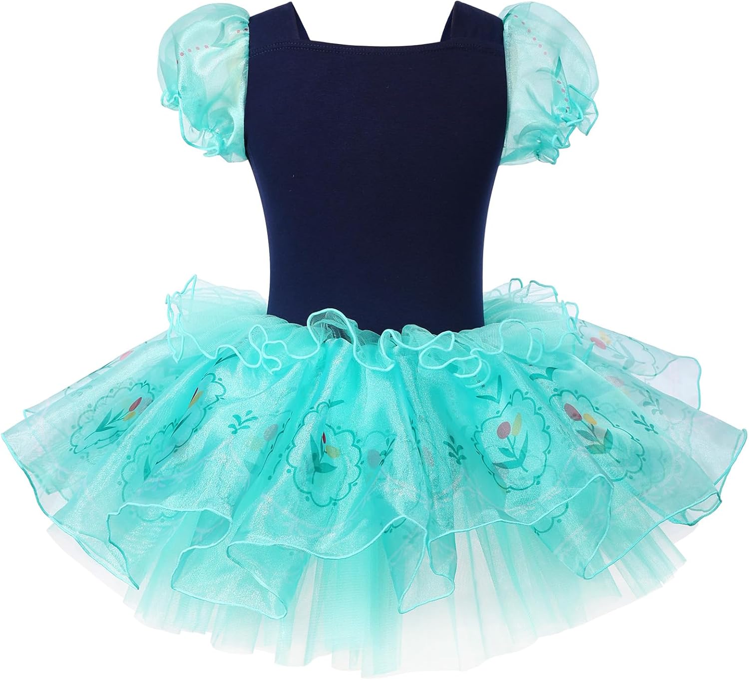 Girls Skirted Leotards Ballet Dance Tutu Princess Dress Ballerina Costumes 3-8Y - Image 2