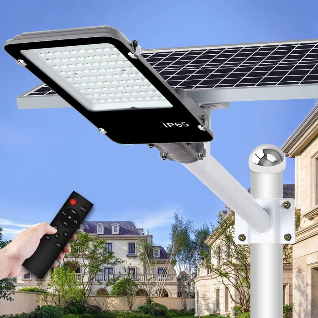 IP65 Waterproof Solar Lights Outdoor, Convenient : Light Control/Remote Control/Timing, Street Light, Night Lamp, for Doorway
