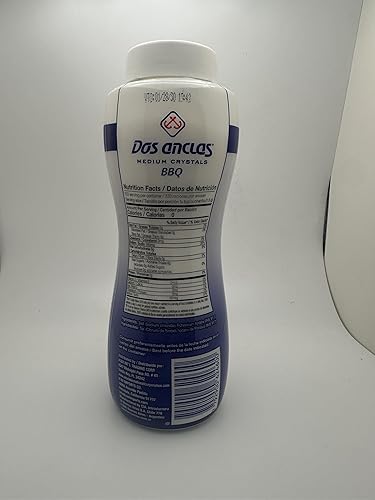 Dos Anclas Sal Parrillera - Paquete de 3, sal de roca para asar a la parrilla y barbacoa, sal refinada de grano medio para carne y mariscos,