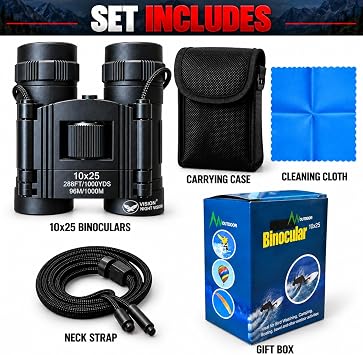 10x25 Binoculars