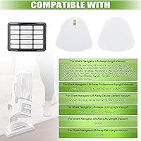 Vista 2 de Filtros para Shark Navigator Lift Away Deluxe ZU503AMZ NV360 NV352 NV370 NV358 NV355 NV351 NV356E UV540 NV350 NV356, comparado con la parte # XFF350