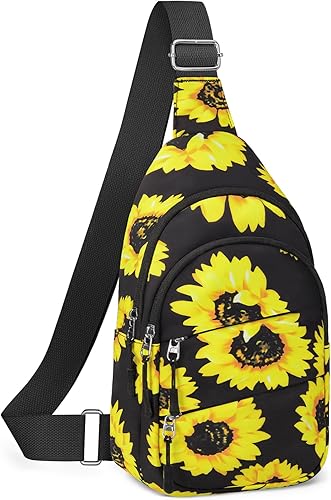 Miniatura 12 de Tuwubi Bolsos cruzados para mujer, bolsa para hombres, mochila pequeña de senderismo antirrobo, ligera para viajes al aire libre (M, beige)