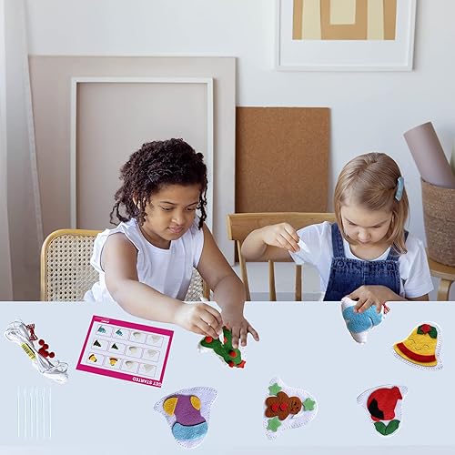 Miniatura 6 de MOVEBO Kits de costura para manualidades para Navidad, adornos de Navidad, kits de manualidades para niños (adornos de Navidad DIY 2)