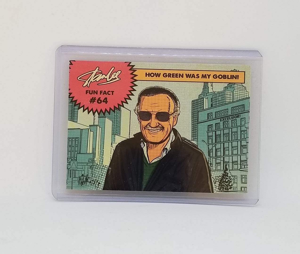 Stan Lee Fun Fact Card from Pow Collectible Box