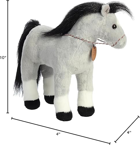 Miniatura 6 de Aurora Exquisito Breyer Showstoppers Welsh Cob Peluche - Detalles realistas - Juego imaginativo - Gris 13 pulgadas