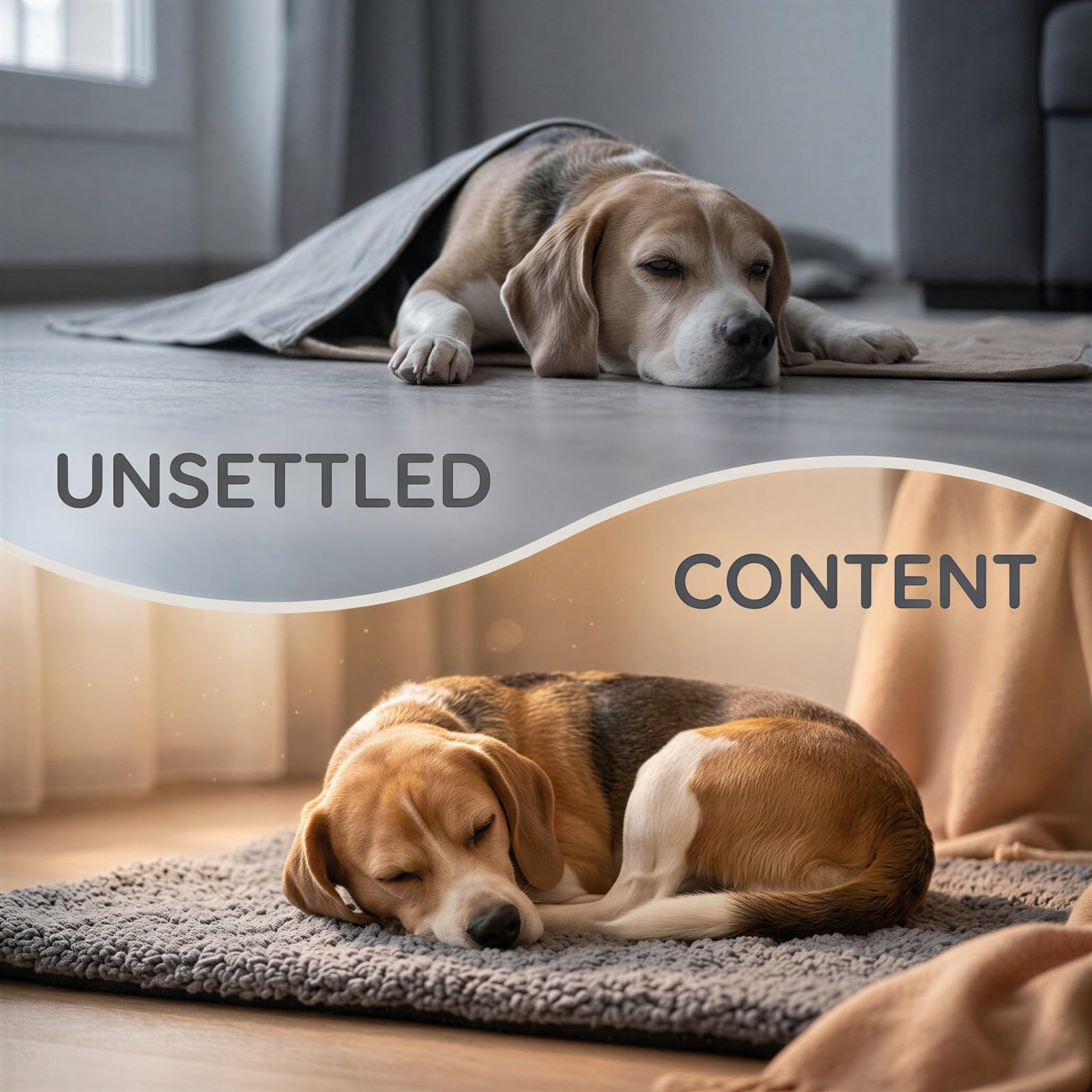 Selbstwärmende Haustiermatte, thermische Hundematte mit weichem Lammvelours, ohne Strom, Katzenmatte für den Winter, rutschfeste Liegeauflage für Boxen und Kennel, waschbar für innen