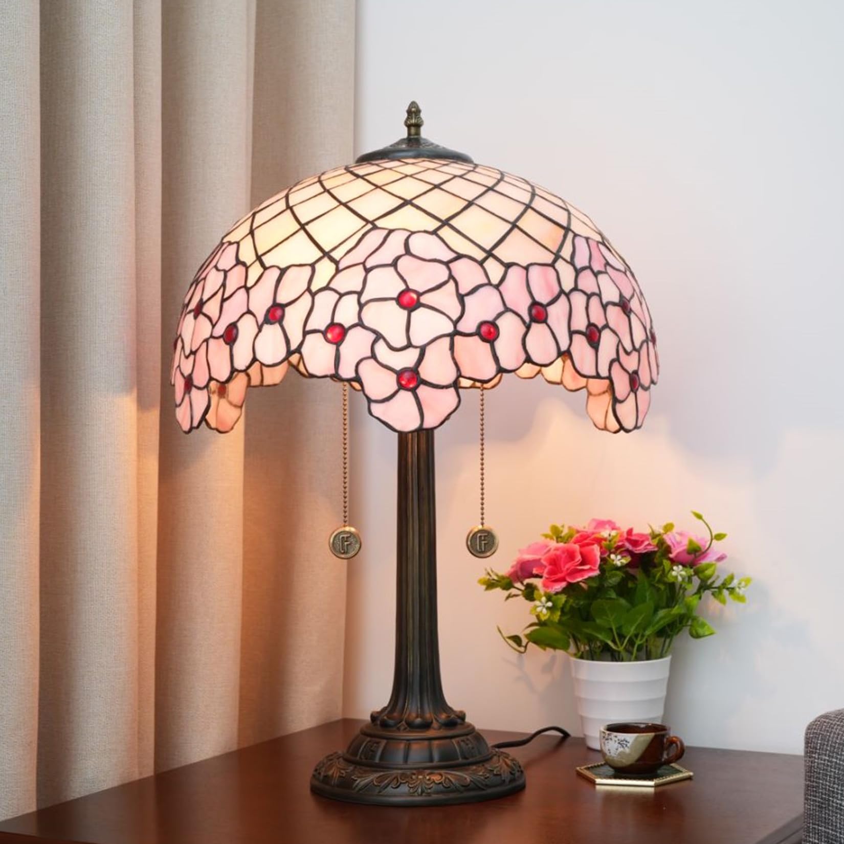 errzom Cherry Blossom Tiffany Lamp 23