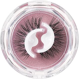 Reusable Self-Adhesive Eyelashes, Reusable False Eyelashes Self Stick Lashes Pre Glued Lashes-Dense Long Fluffy Thick Fake Eye Lashes Box with Replacement Tape