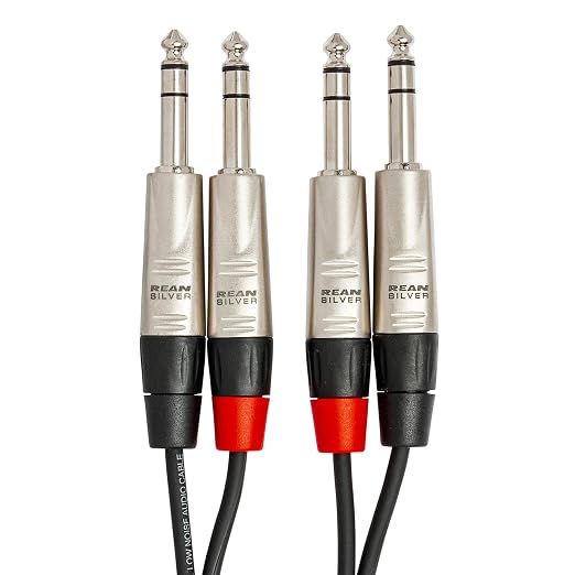 Cable Interconector Estéreo Profesional Hosa 3 pies miniatura 3