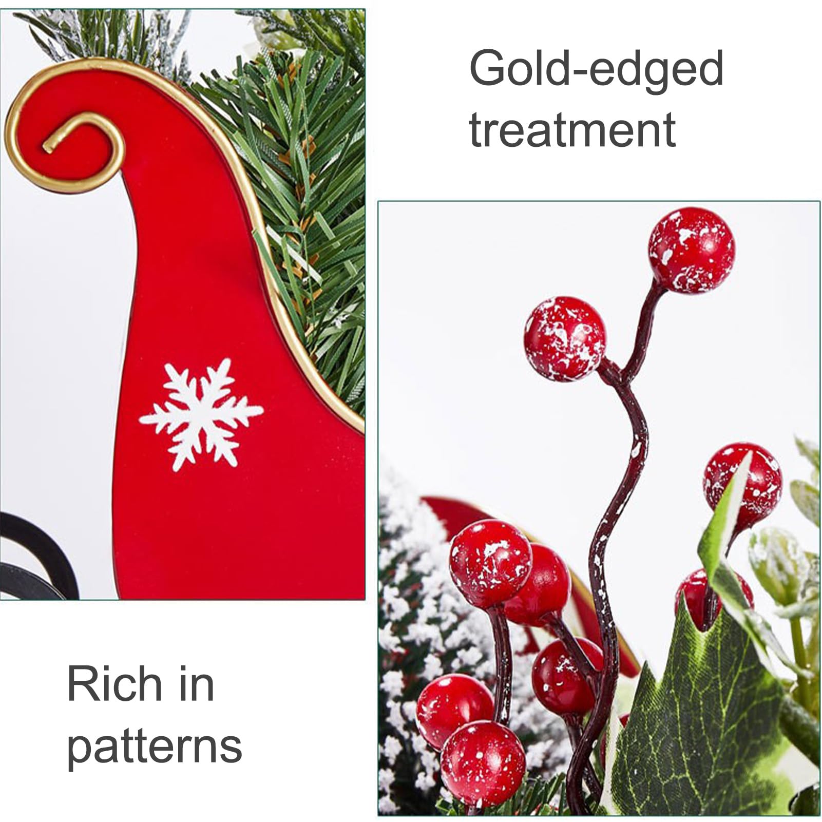 Traditioneller Weihnachtsmann-Hut. Symbole Verschiener Arten Von Hüten Für Weihnachten