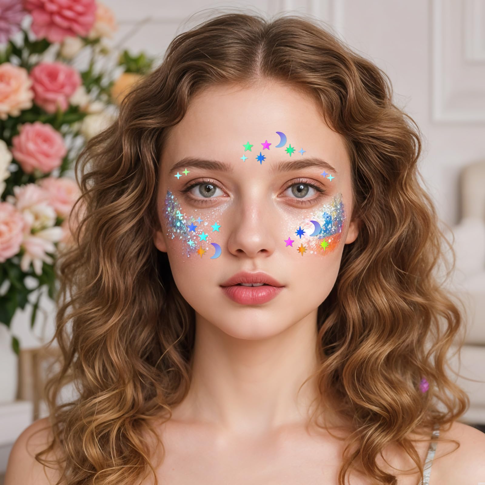 Glitter Confetti Pailletten Verjaardag Sterren Maan Confettis Pack van 2000 Folie Confetti Zilver Bruiloft Decoratie Bachelorette Party Decoraties Groovy Engagement Decor Bruids Douche Benodigdheden