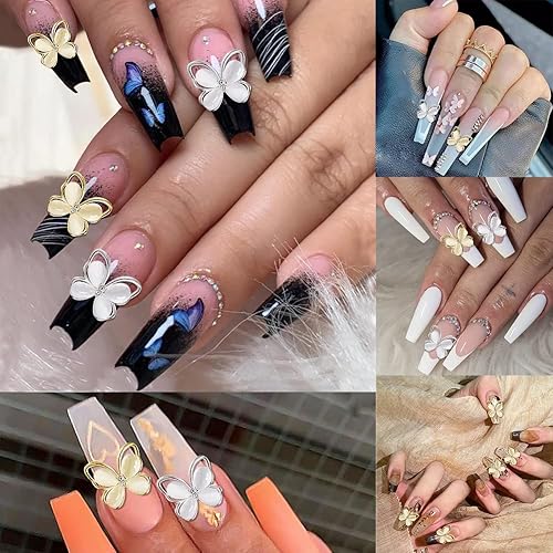 Miniatura 3 de 20 dijes de aleación de estrella de metal 3D con estrellas de uñas, diamantes de imitación de cristal brillante para uñas acrílicas, accesorios de