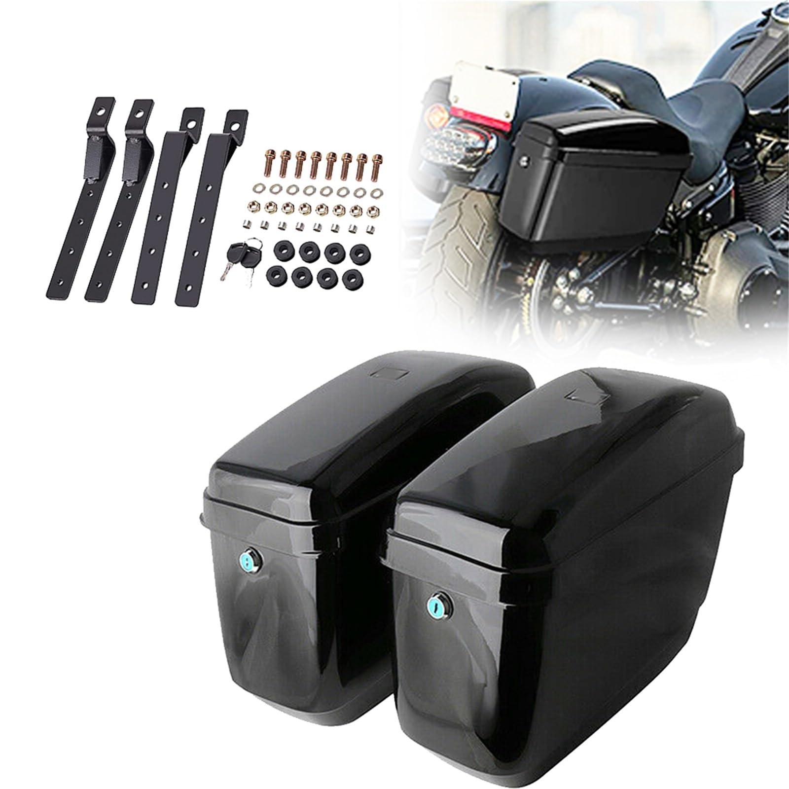 Sacoche latérale moto pour protéger vos bagages de la pluie en voyage