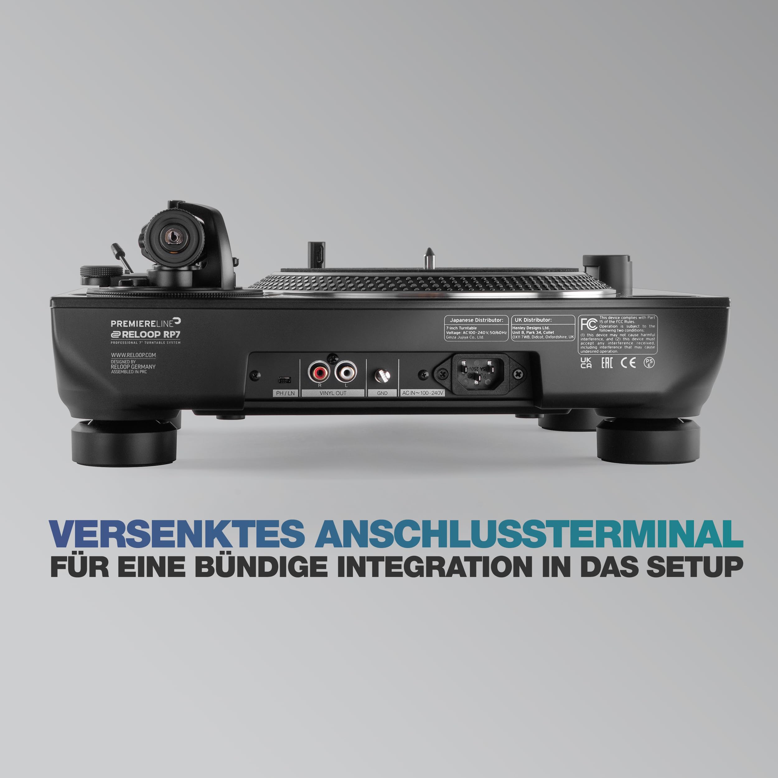 Reloop RP-7 - DJ-Plattenspieler für 7''-Vinyl