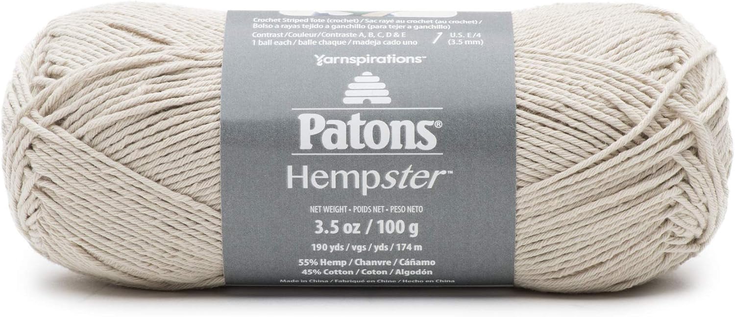 PATONS Hempster Yarn, Ecru