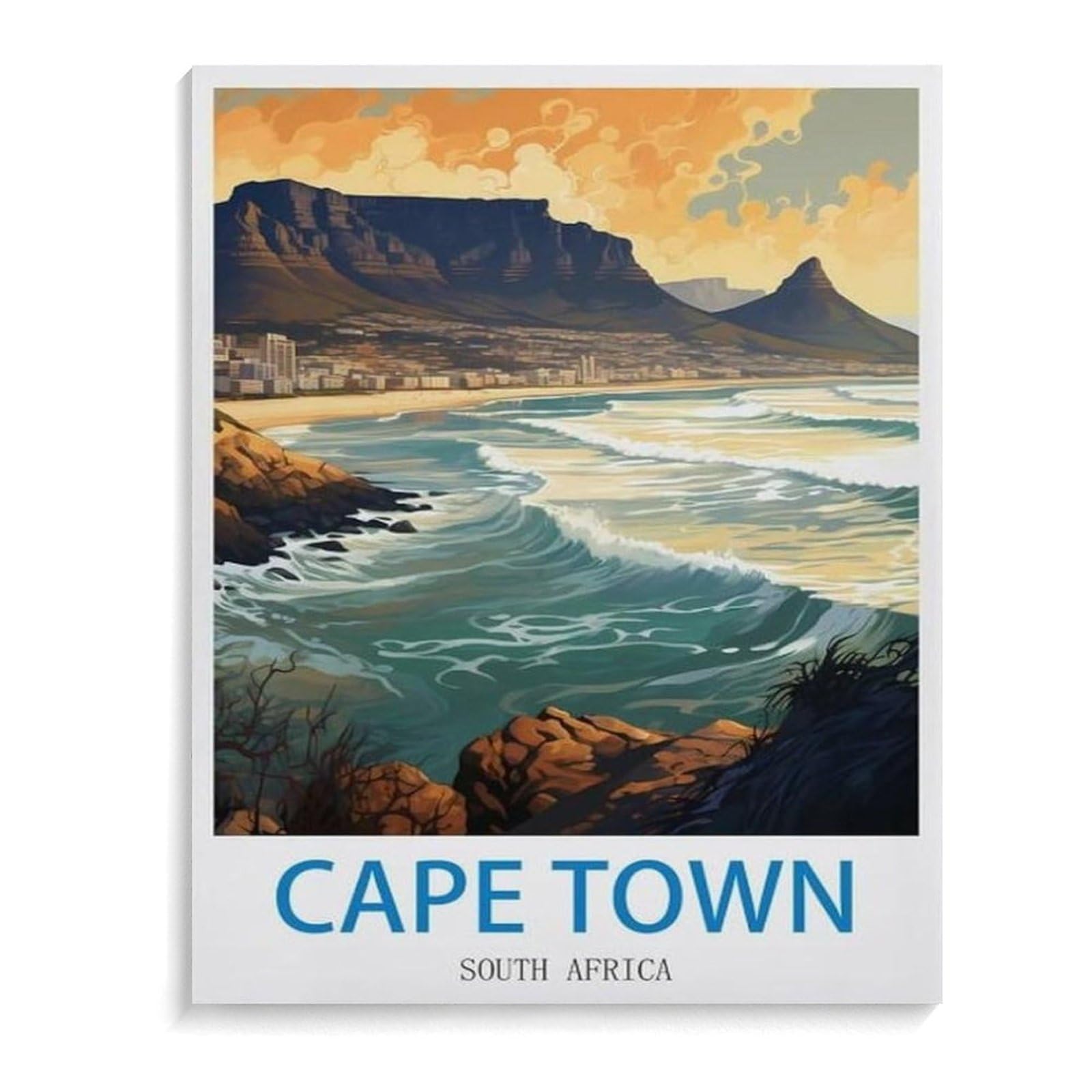 Amazon.com: Cape Town South Africa，Paper Jigsaw Puzzle 1000 Pieces Adult  Toys Decompression Game（38x26cm）-M20 : Toys & Games