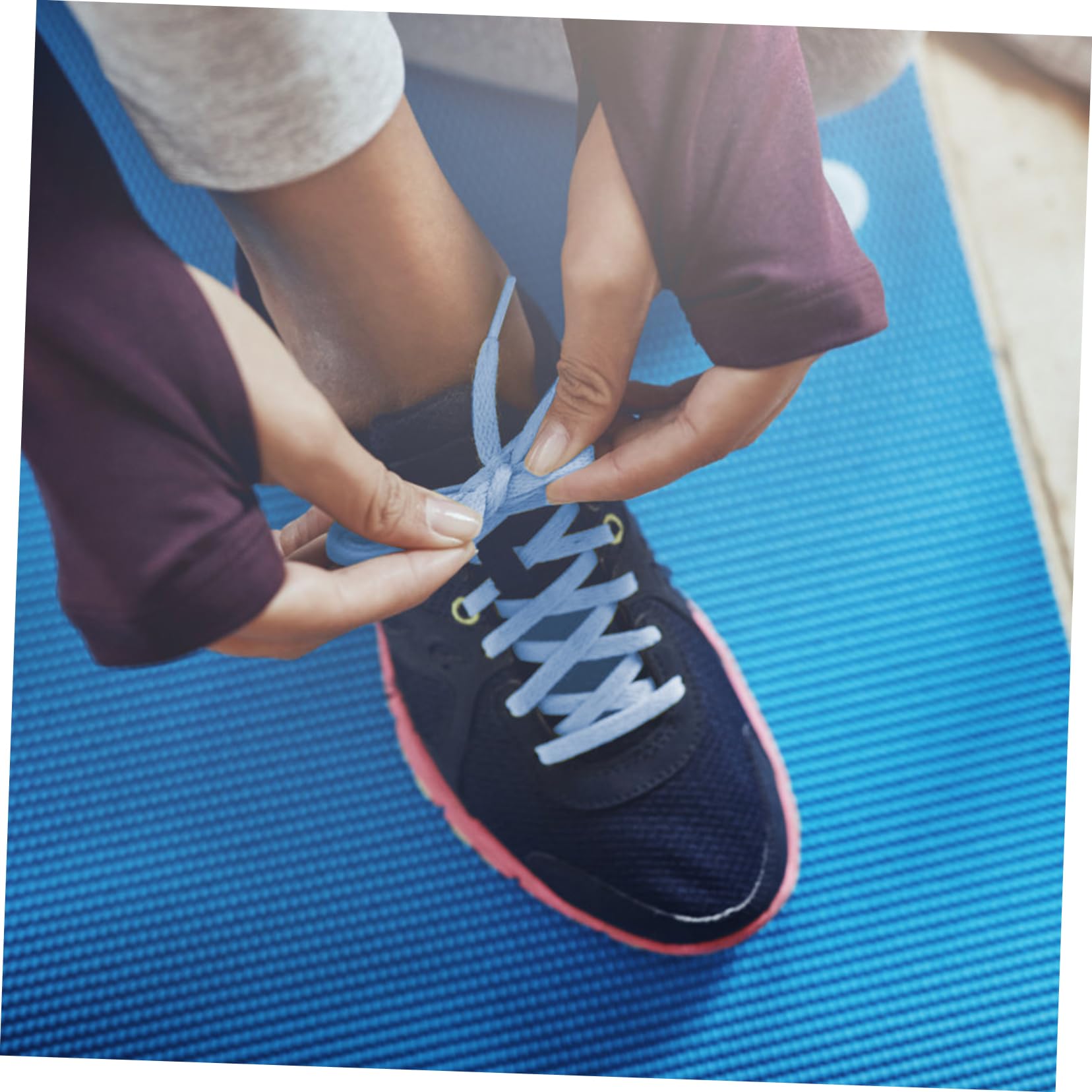 Ipetboom 12 Paia Stringhe Piatte Coloratper Scarpe Sportive e Casual per Sneakers