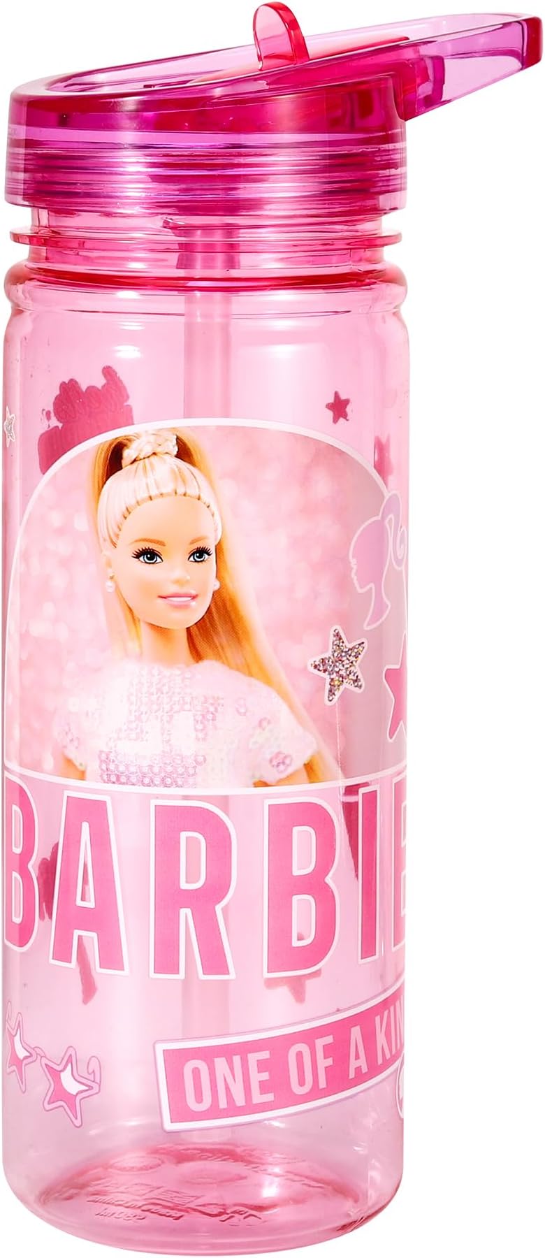 Zawadi Global Barbie 580ml Water Bottle for Kids School Drinks Bottle Made of Durable Ecozen Reusable BPA Free