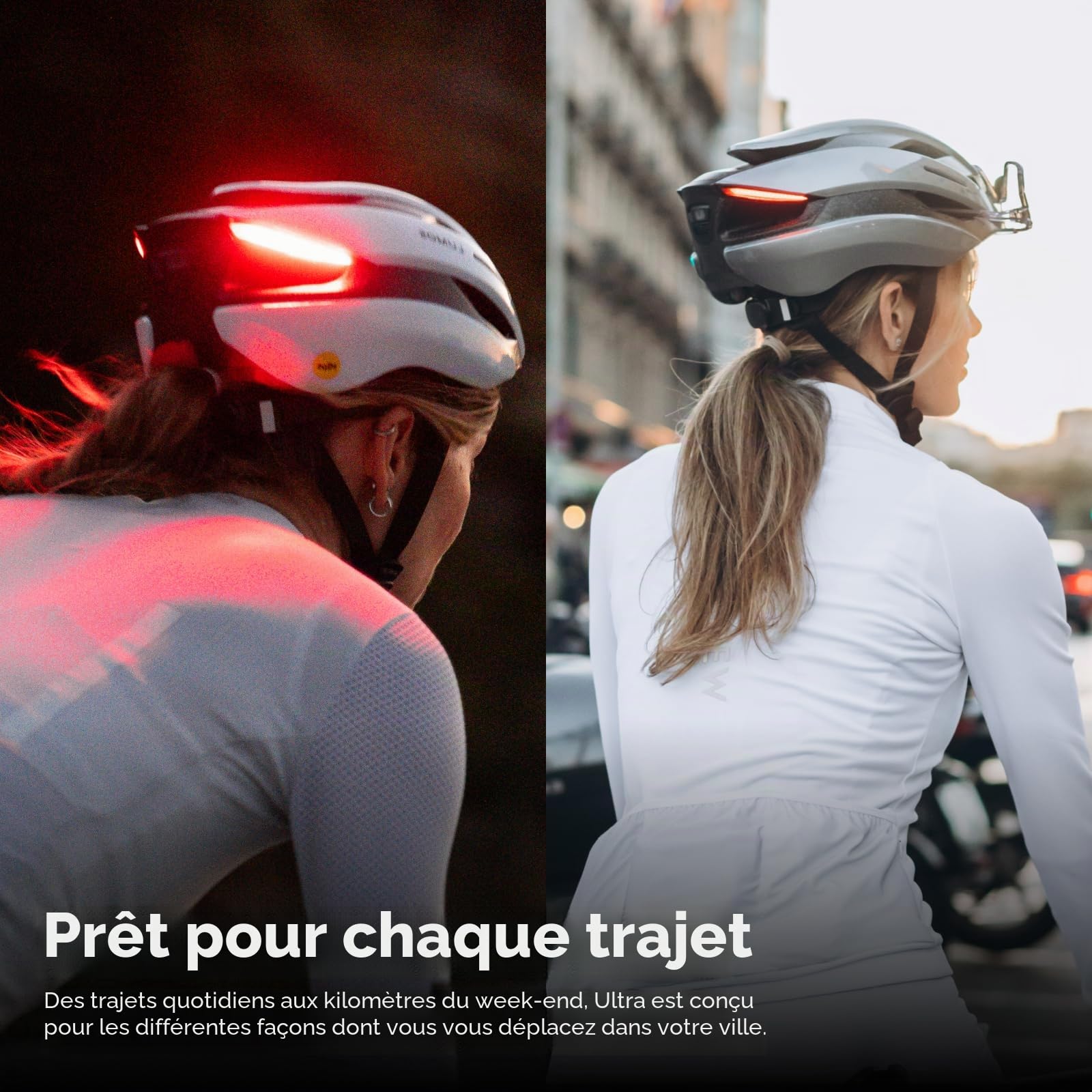 Lumos Ultra Smart Bike Helmet | Customizable Front and Back LED Lights with Turn Signals | Road Bicycle Helmets for Adults: Men, Women