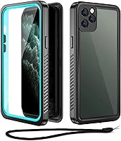 Vista 1 de WIFORT - Funda impermeable para iPhone 11 Pro - Protector de pantalla integrado resistente al agua, protección contra caídas dura, a prueba de Verde