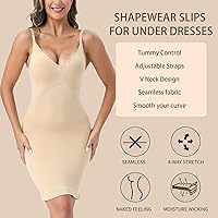 Vista 3 de Faja moldeadora sin tirantes para mujer, debajo de los vestidos, cuello en V, moldeador completo, control de abdomen
