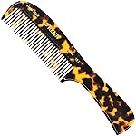 Kent 10T TY Large Handmade Wide Tooth Detangling Rake Comb - Smooth and Comfortable for Curly, Wet or Dry, Thick Hair