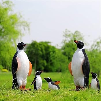 Amazon｜ガーデニング ペンギン 置物 ガーデンオブジェ