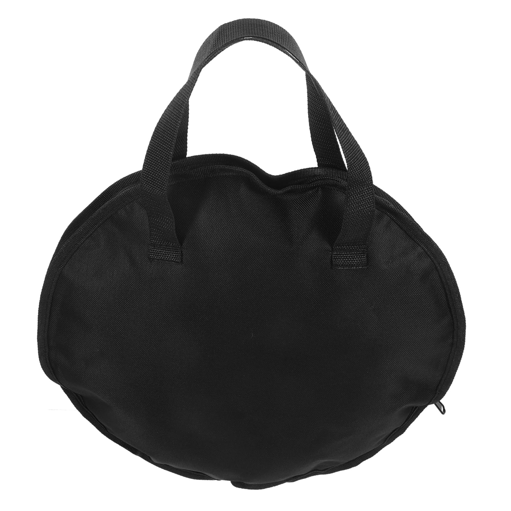 HANABASS Black Dumb Drum Storage Bag Portable Oxford Fabric Pouch for Percussion Instruments Functional Organizer for Travel Camping Durable Drum Bag for Accessories