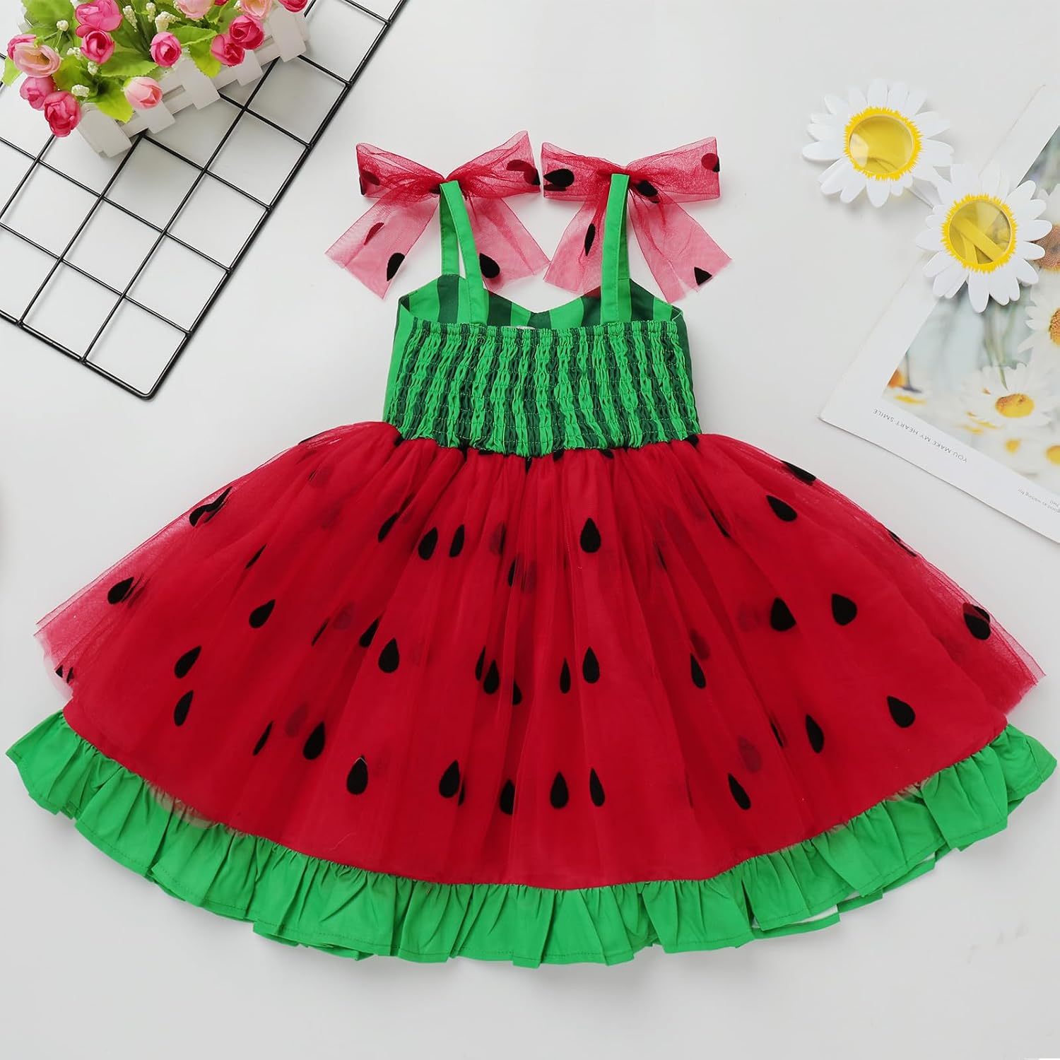 Toddler Kids Baby Girls Holiday Tulle Tutu Birthday Party Dress Sleeveless Spaghetti Straps Dresses