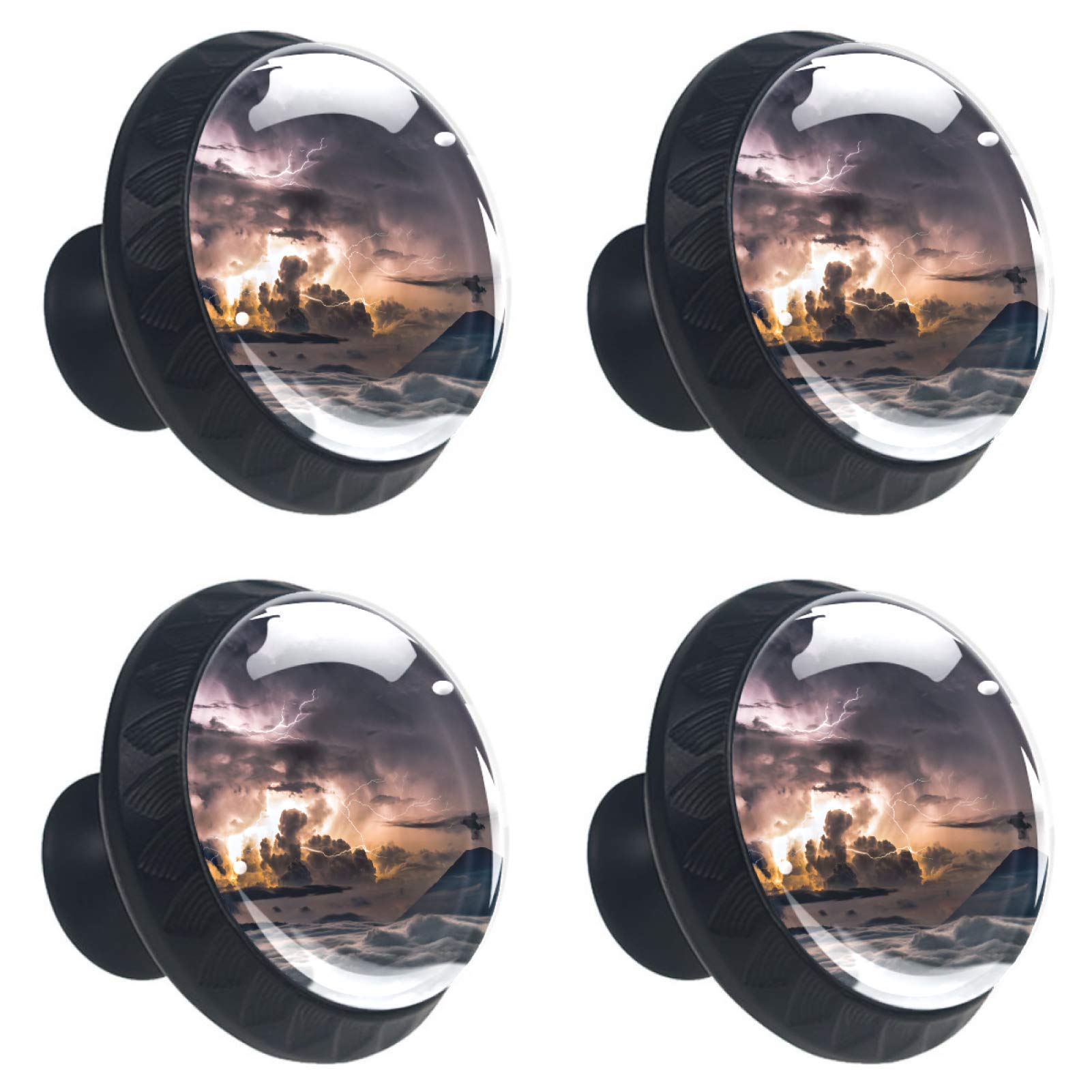 Boutons de tiroir en cristal de 30 mm motif mer pour remplacer les poignées usées de vos meubles