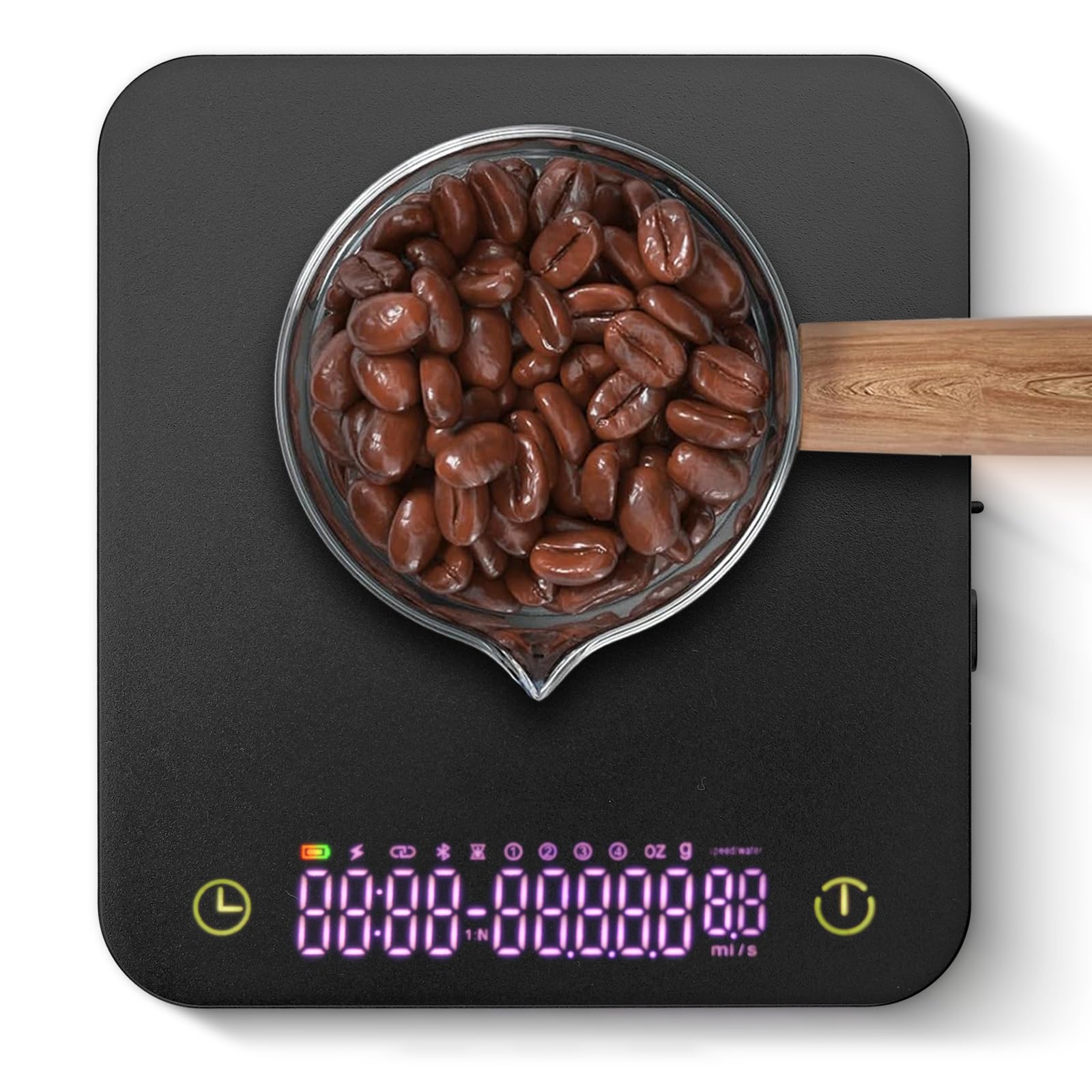 Mini Báscula de Café, 3 kg/0,1 g, Recargable