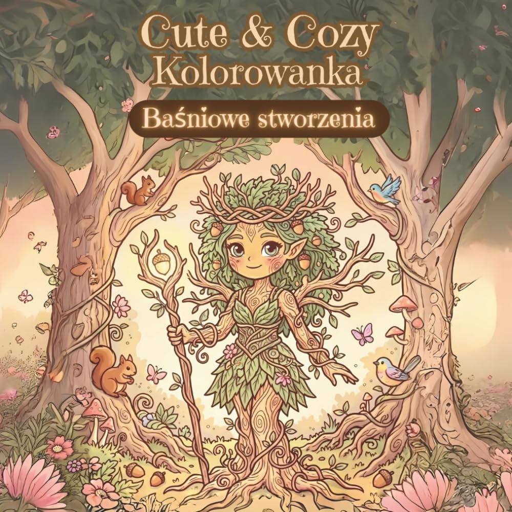 Cute & Cozy Kolorowanka – Baśniowe stworzenia: Małe magiczne stworzenia z odległych światów