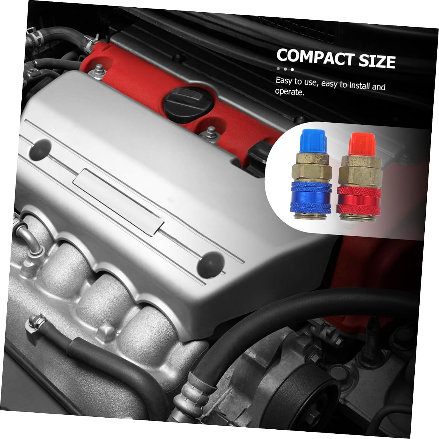 Air Conditioning Adapter Fitting Universal Automotive Coupler Easy Install