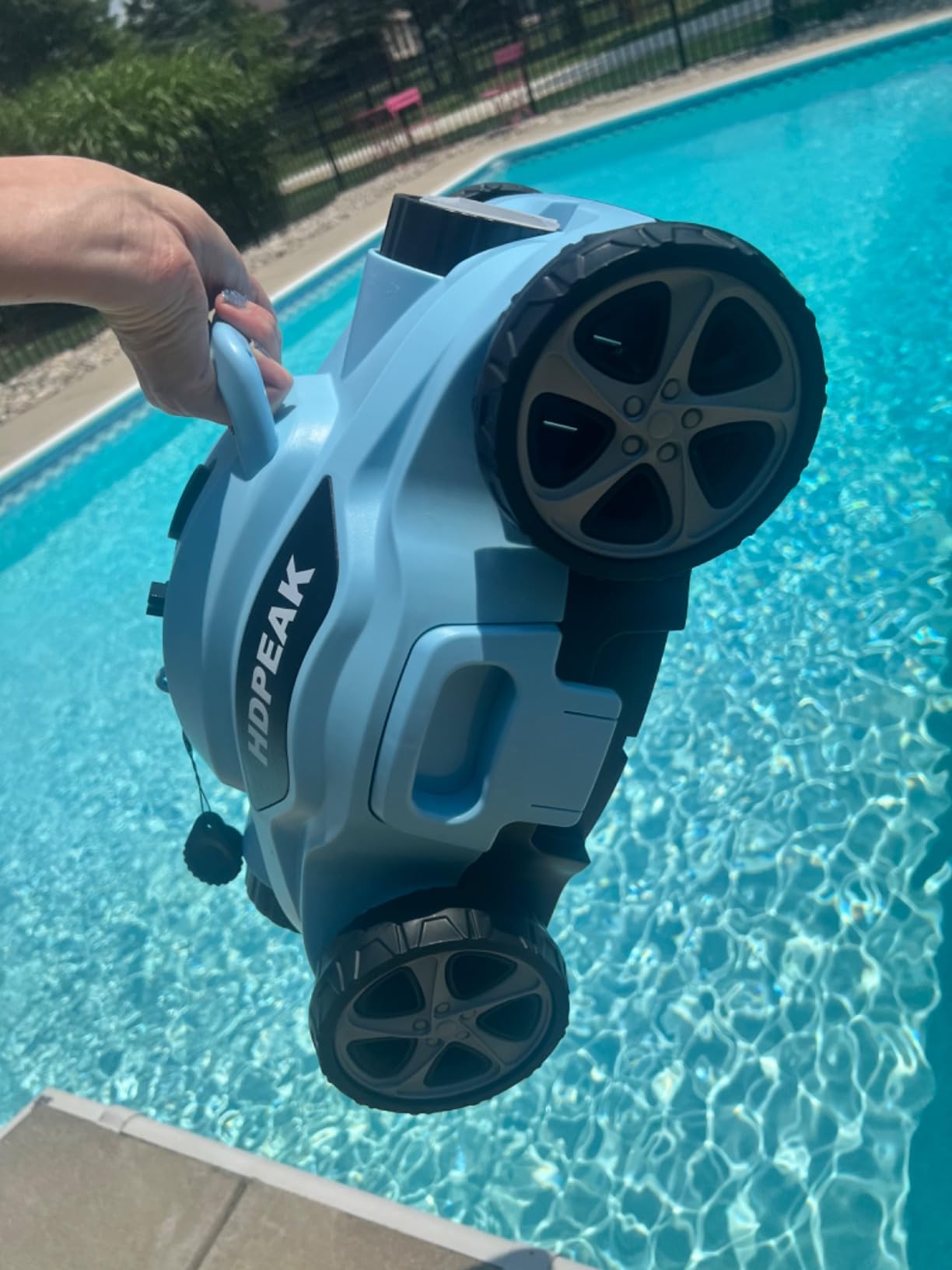 $34/mo - Finance Cordless Robotic Pool Cleaner, HDPEAK Pool Vacuum ...
