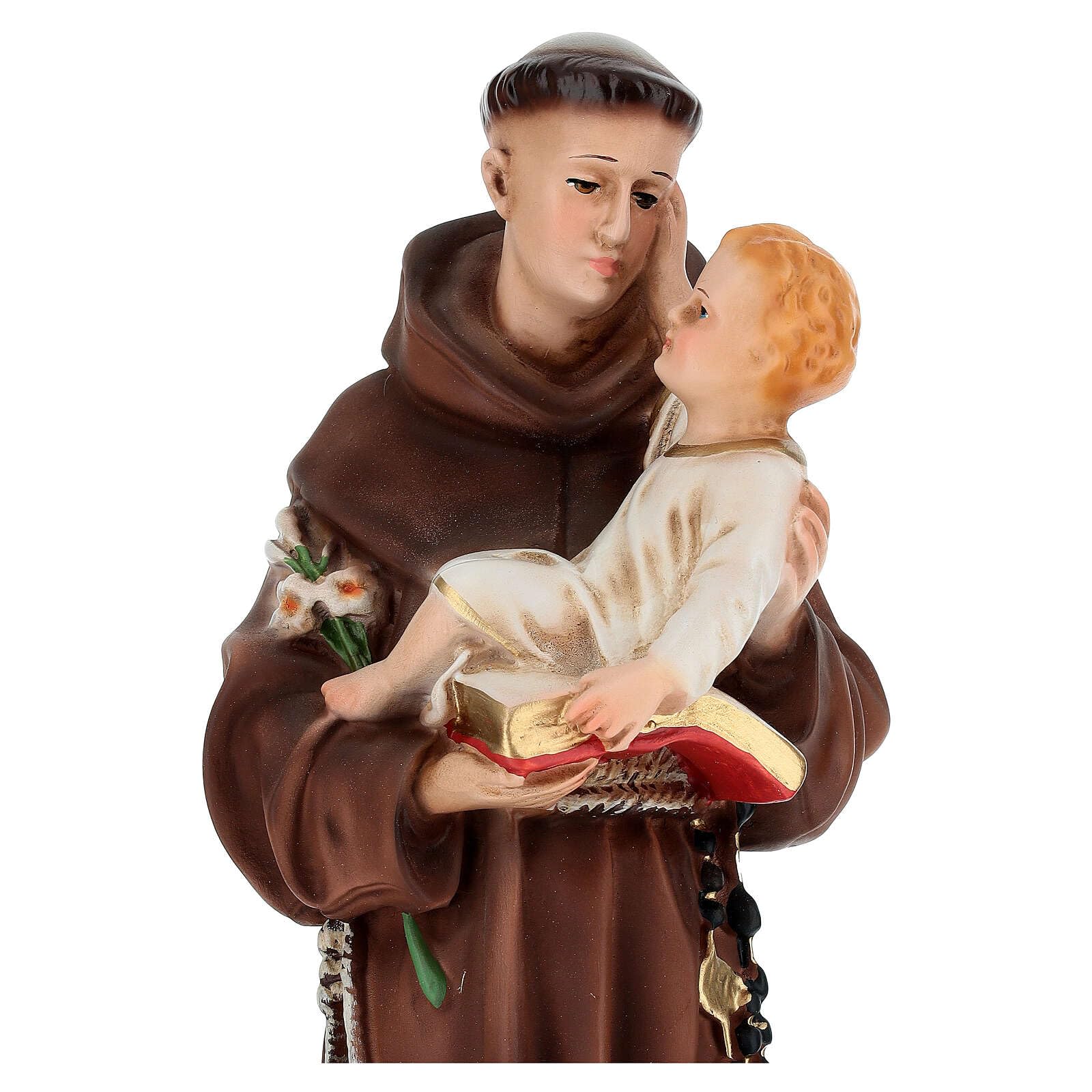 Holyart Figury z żywicy: Figura Święty Antoni 40 cm z żywicy malowanej