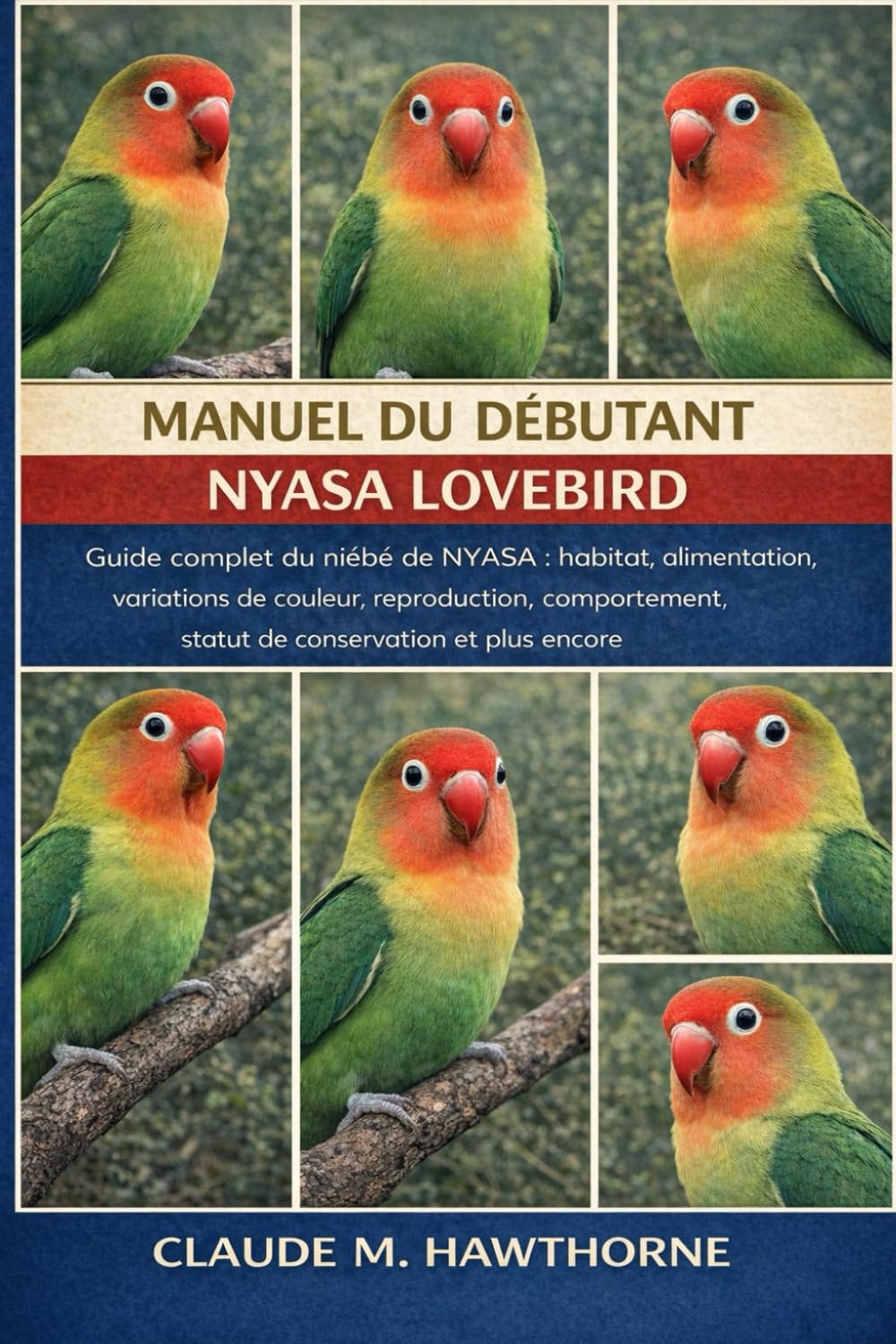 MANUEL DU DÉBUTANT NYASA LOVEBIRD: Guide complet du niébé de NYASA : habitat, alimentation, variations de couleur, reproduction, comportement, statut de conservation et plus encore