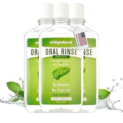 Xyloburst Oral Rinse Natural Mouthwash - Xylitol Mouthwash | Fluoride